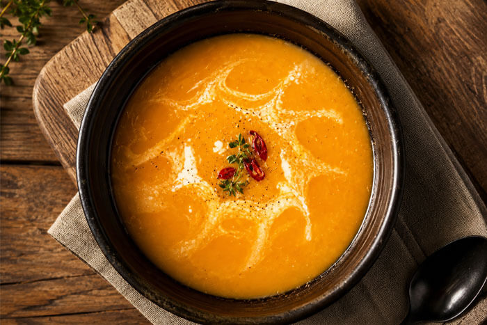 Tai Style Calabaza Purée Soup
